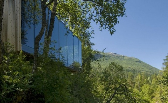 gröna omgivningar juvet designer landskap hotell i norge