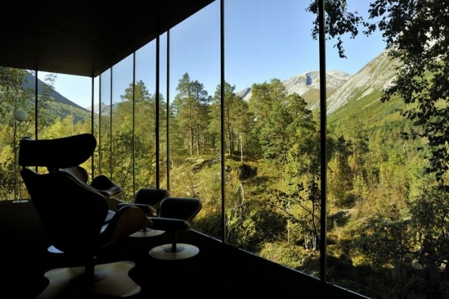 toppmöte utsikt över juvet designer landskapshotell i norge