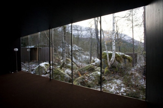 vinter panoramautsikt juvet landskap hotelldesign i norge