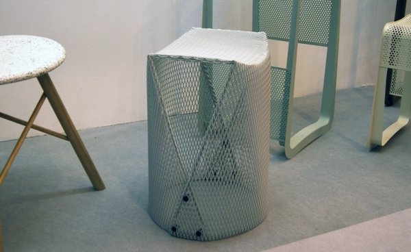 Ash Allen utomhus stol design-Lionheart pall metall