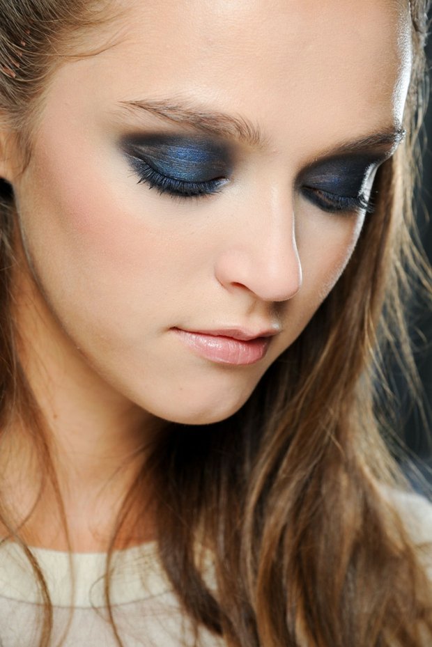 Ögonskugga party make-up idéer glitter partiklar