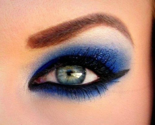 Smink färg grön ögonskugga Smokey Eye
