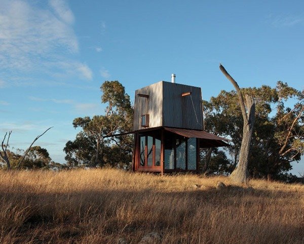 eco house australien kopparbeklädnad Casey Brown Architecture