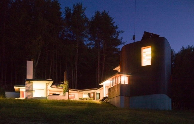 Designer stuga fiskare hus-strand sjö-efter belysning