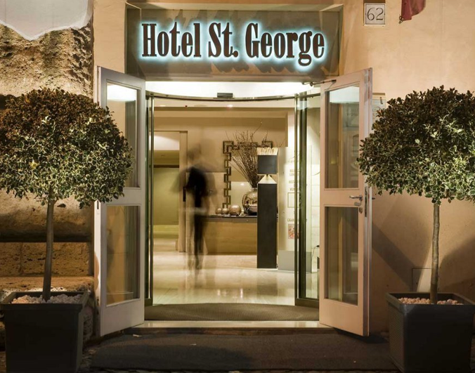 Inredning av Hotel St George entré