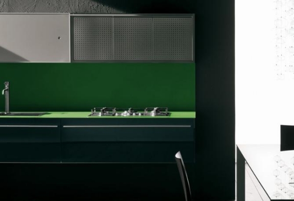 gräsgrönt kök nyanser valcucine italien