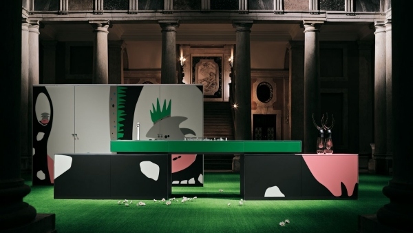 Den moderna köksdesign ko ritning valcucine