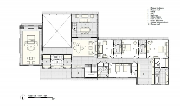 Det moderna-kustnära-huset-av-Stelle Arkitekter-andra våningen