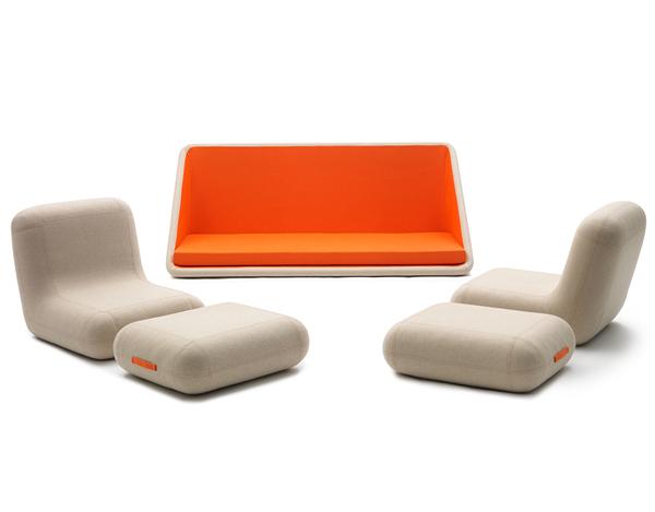 modulär design soffa campeggi med plats för sju personer