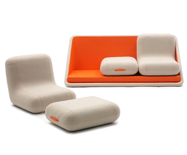 modulär design soffa campeggi moderna element set