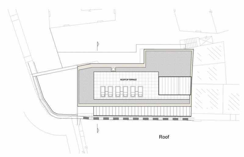 naturlig inredning sten takterrass design planlösning arkitektur