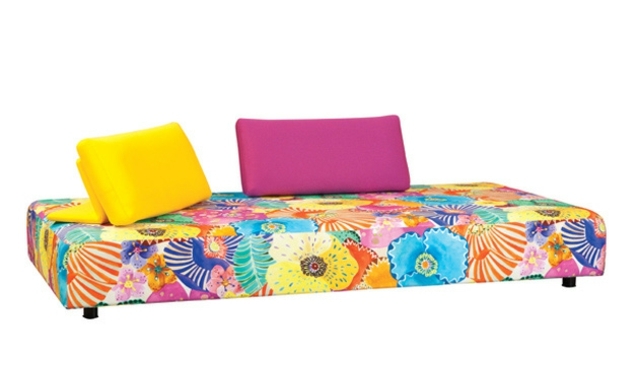 Sängmöbler putdoor område lounge fräscha färger