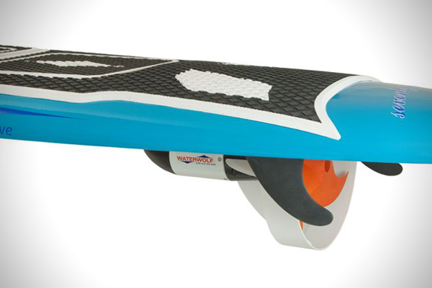 Surfbräda MPX 3 perfekt design blå orange svart vit