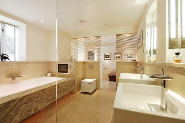 modern inredning - lyxigt badrum