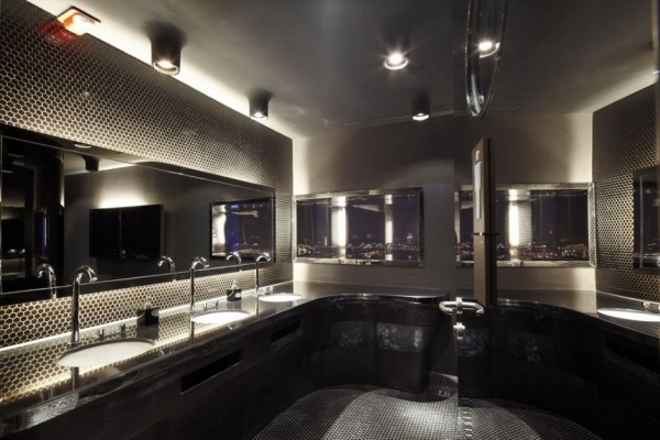 den moderna bardesignen i shanghai toalett