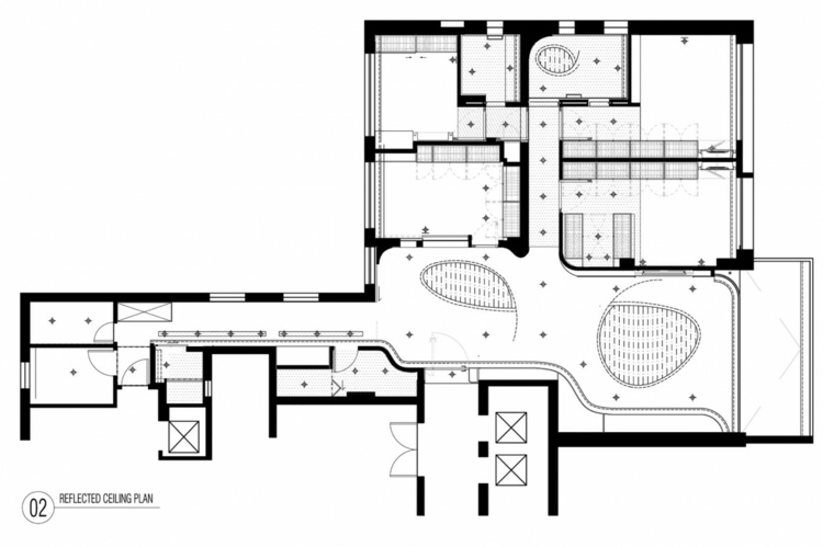 tak design belysning plan planlösning lägenhet Kina arkitektur