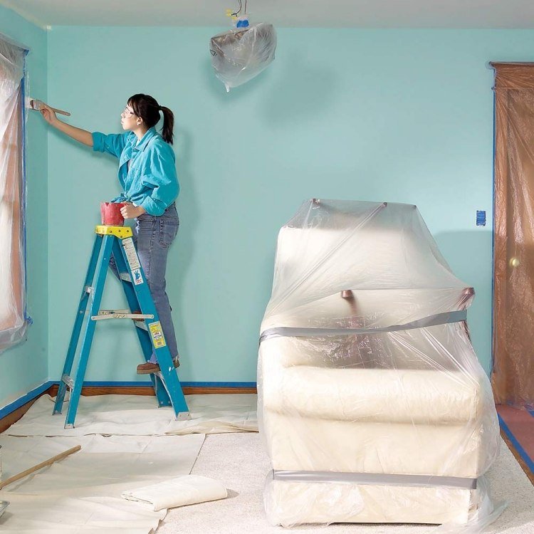 takpaneler-målning-tips-färg-konstruktion-film-rum-möbler-förberedande arbete