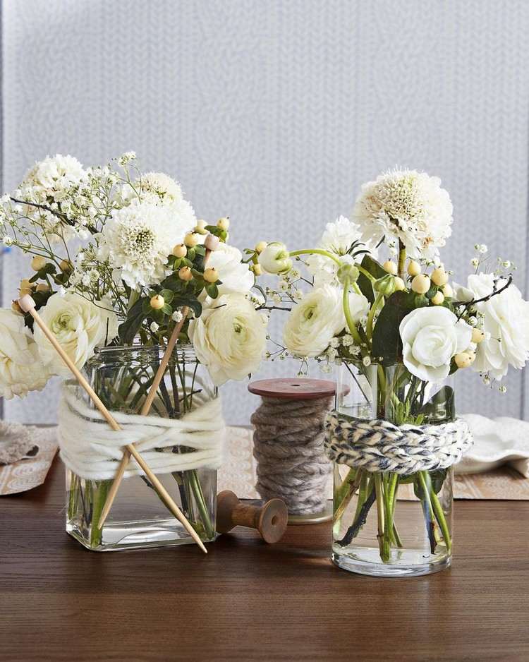 Blomma dekoration för januari idéer i hygge stil