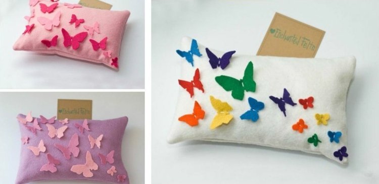 inredning idéer vardagsrum kuddar fjärilar filt sy helt enkelt soffa