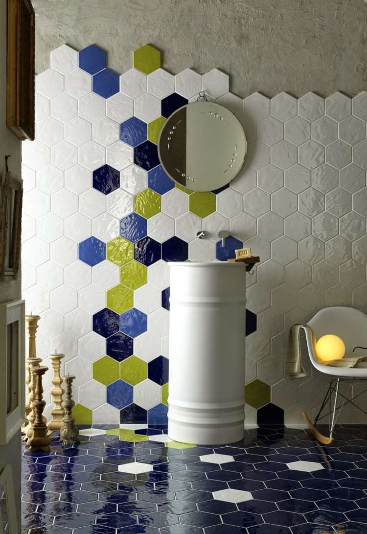 deco-idéer-hexagon-brickor-keramik-golv-vägg-lapptäcke
