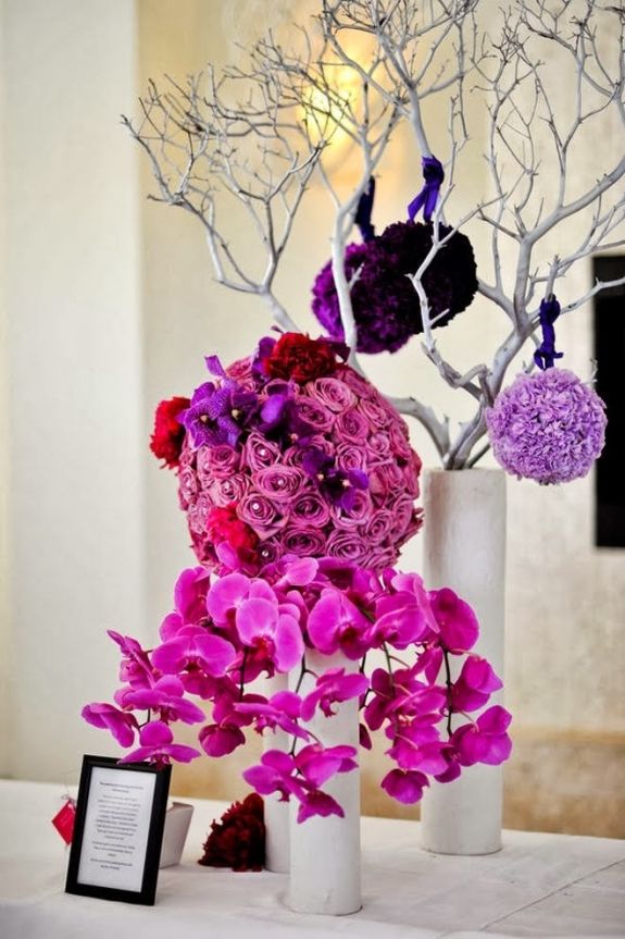 Blomsterarrangemang lägger till massor av dekorativa element i stil