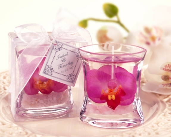 orkidéer blommar original idé gåva ljus rosa