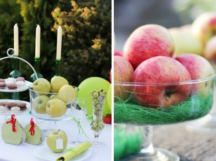 Deko-naturmaterial-äpple-konstgjorda-gräs-idéer-äpplekort
