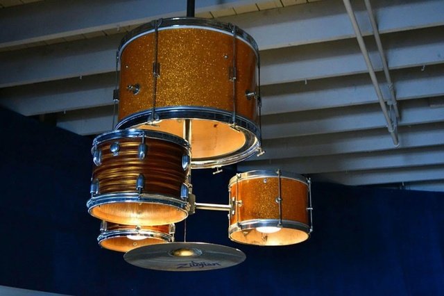 lampa trummor trummor original DIY dekoration