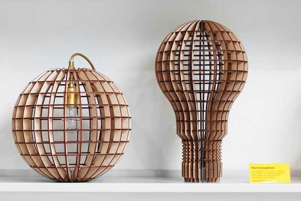 modern belysning hängande lampa trä Skandinaviska designlampor