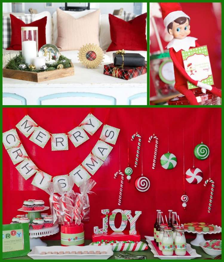 dekoration-jul-trend-färger-röd-grön-vit-bord dekoration-barn