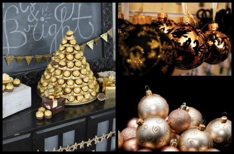 deco-jul-trend-färger-svart-guld-jul-bollar-chic