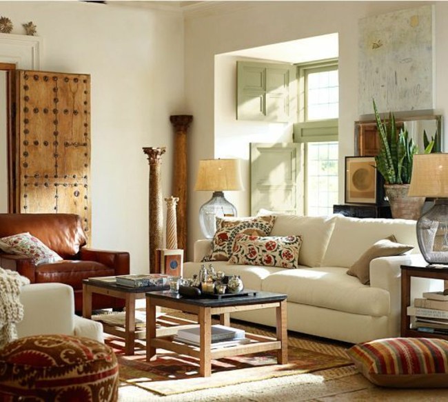 Inred ditt vardagsrum på ett snyggt och mysigt sätt. Dekorationsidéer med textilier