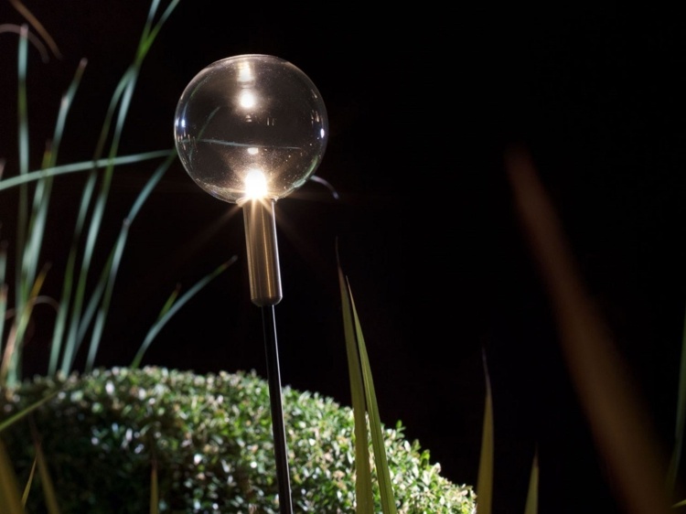 SYPHASFERA Catellani Smith utomhusglasbollar i vanligt mässing, LED