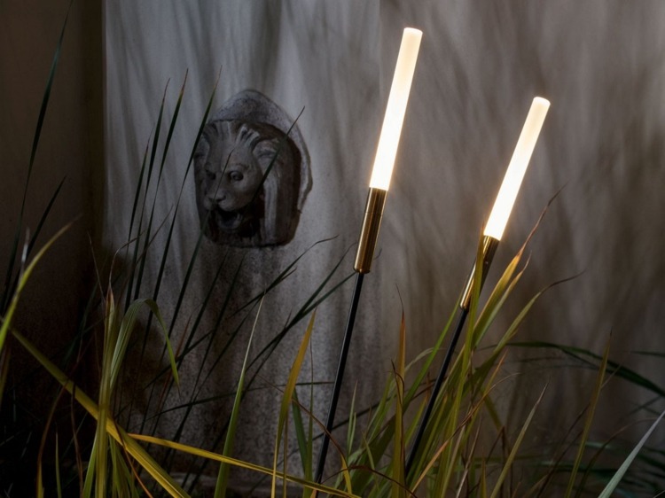 SYPHASERA Catellani Smith smal silhuett golvlampa opalglas