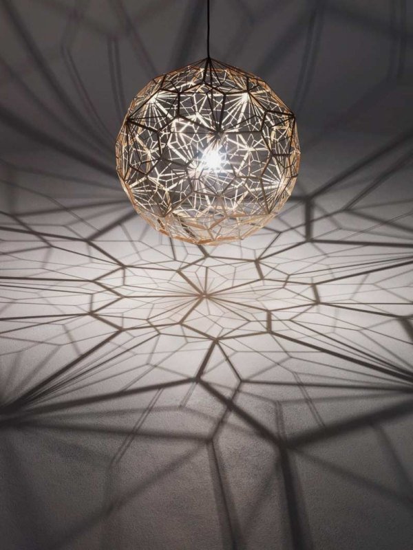 hängande lampa tom dixon etch mi lampa spindelnät