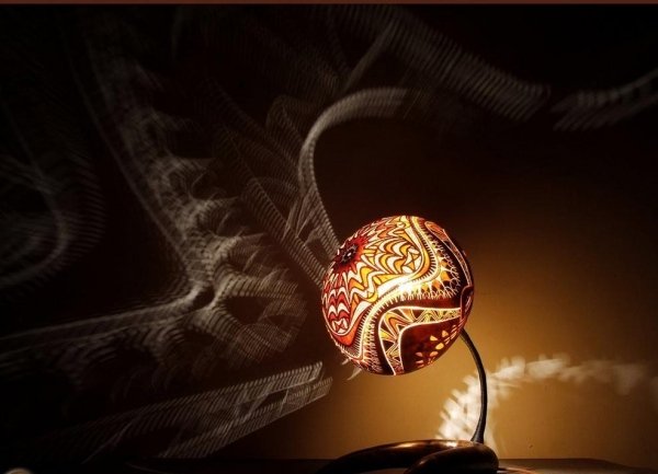 dekorativa effekter belysning bordslampa calabarte