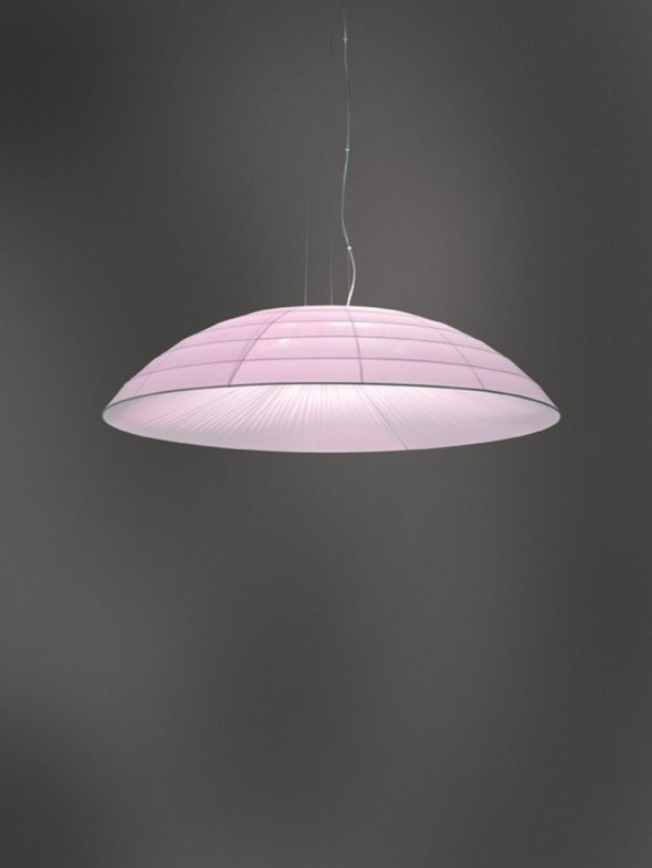 dekorativ lampa ruggiu rosa lampskärm