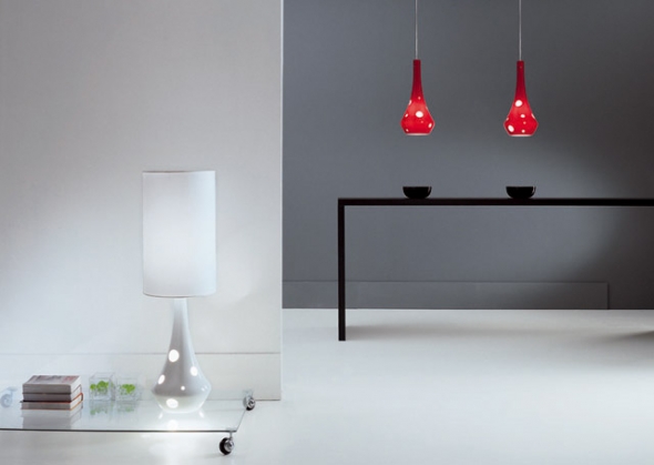 dekorativa lampor och lampor ruggiu hemmy bordshängande design