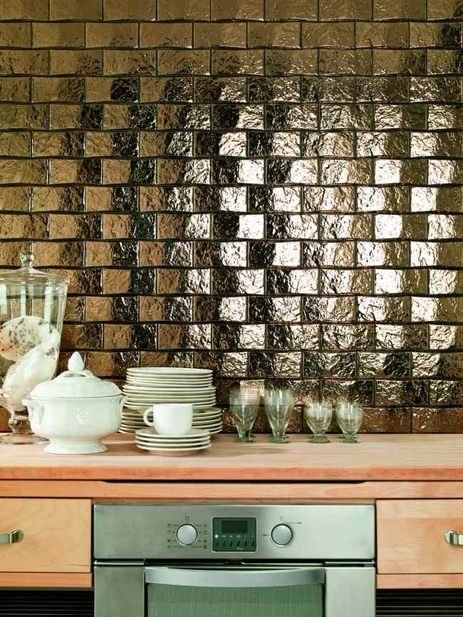 mosaikplattor dune gold kitchen ASTON keramik