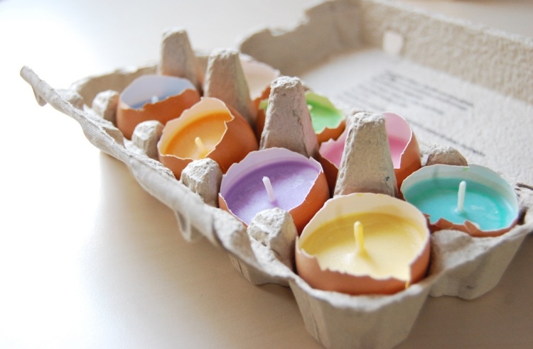 handgjorda ljus-äggskal-äggkartong-färgglada-roliga-idé