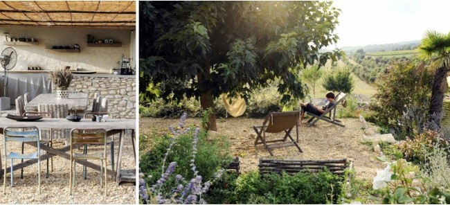 Inrätta en plats för vila, trädgårdsarbete, idéer, projekt för renovering av innergården