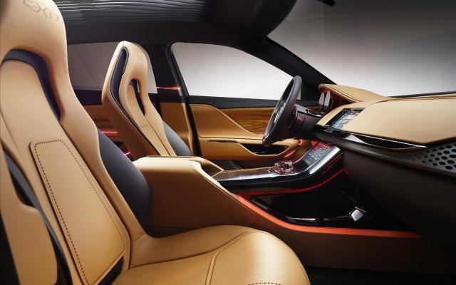 Jaguar X17 interiörteknisk sätesklädsel 2013