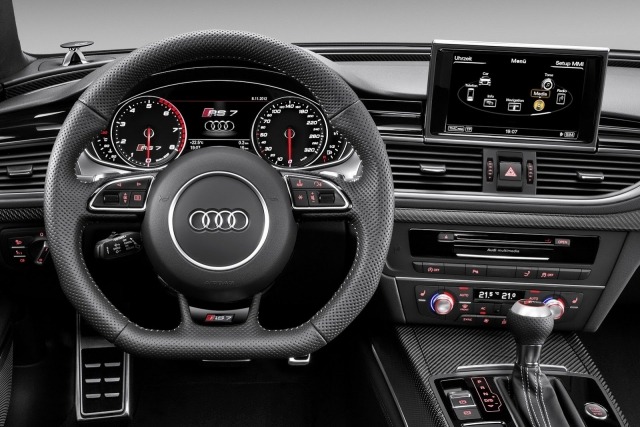 2014 Audi RS7 interiörskatt svart kupé