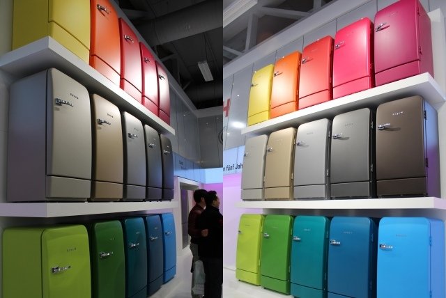 Bosch Retro Kylskåp flera färger att välja mellan