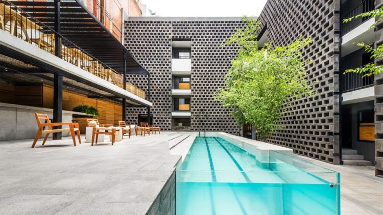 Glaspool moderna Trend Hotel Calota Mexico City