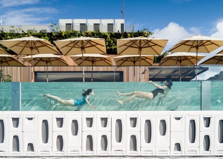 Takpool på takterrassen i glas Hotel Rio de Janeiro