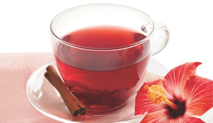 Hibiskus -te för högt blodtryck