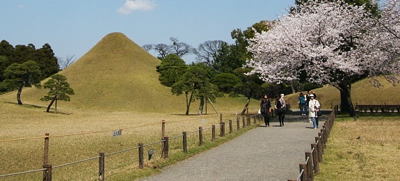 element japansk trädgård konst fuji kulle