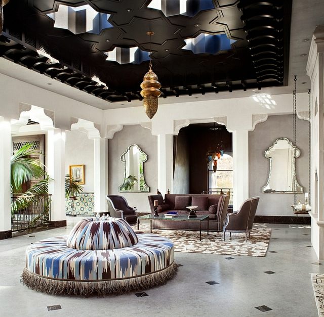 Inredning i marockansk stil-möbler-vardagsrum