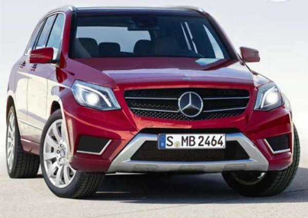 Mercedes-Benz -GLK -2015- föregångare- röd- frontal